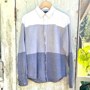 AEROPOSTALE • men's size medium striped button down shirt